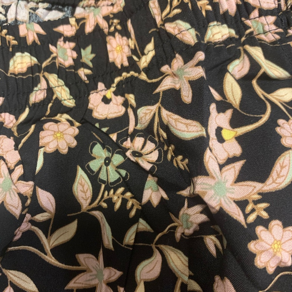 NWT Yak & Yeti Palazzo Floral Pants Size L wide Leg - Picture 3 of 6
